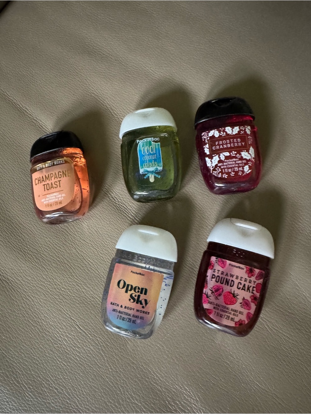 5 Pocket PAC Bath and Body Works Antibacterial Hand Sanitizer